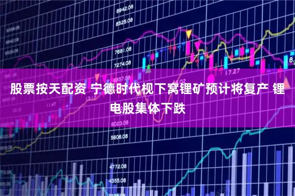 股票按天配资 宁德时代枧下窝锂矿预计将复产 锂电股集体下跌